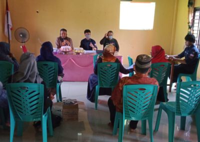 Rapat koordinasi Panitia Pemungutan Suara bersama Pemerintah Desa Baruga